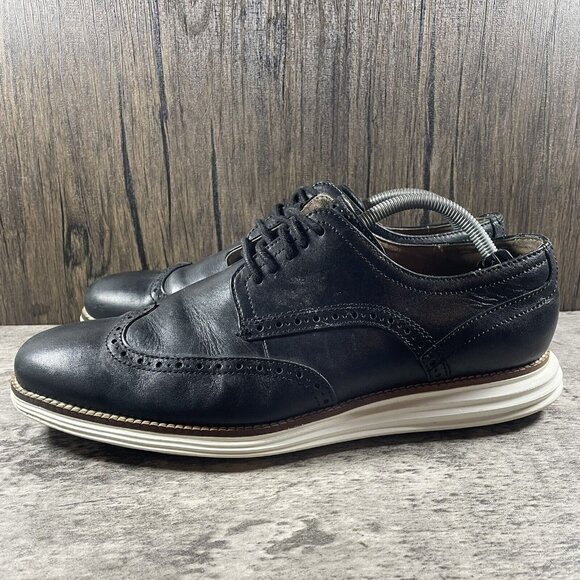 Cole Haan Original Wingtip Oxford Shoes US Black Leather C26469 Men’s Size 10.5M main image 4